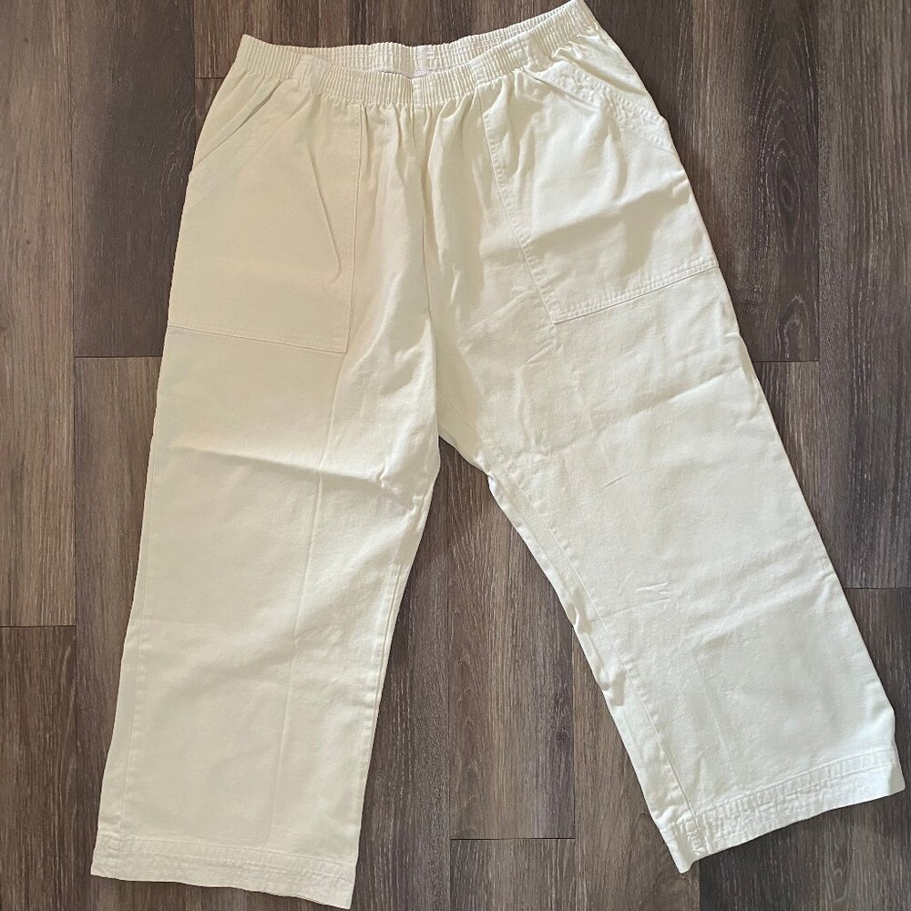 Big Bud Press White Action Pants--sample sale/no issues